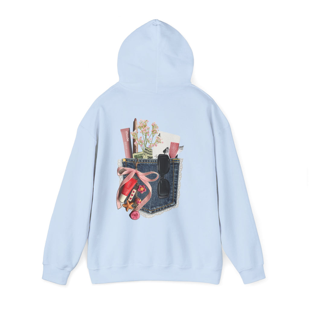 Pocket-Kit Hoodie — 'Main Apni Favourite Hoon' Graphic Sweatshirt