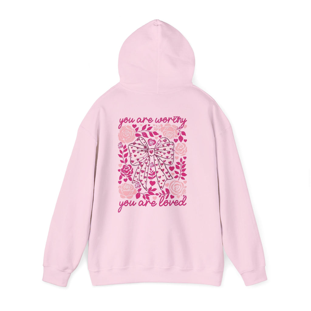 Self-Love Hoodie – "In My Self-Love Era" Floral Back Hoodie (You Are Loved)