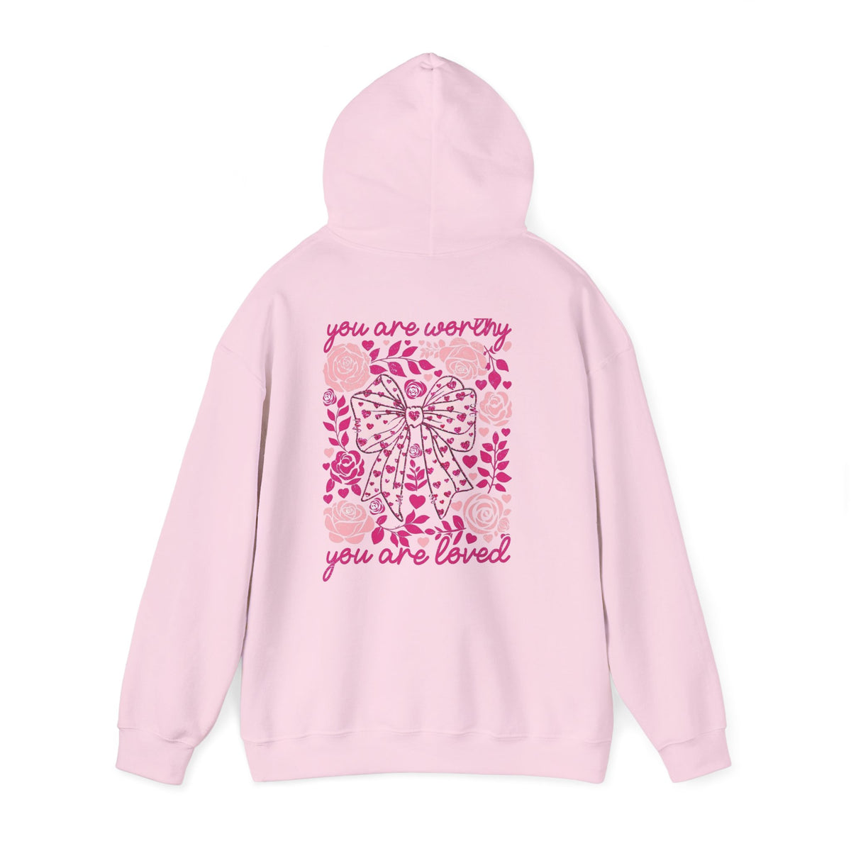 Self-Love Hoodie – "In My Self-Love Era" Floral Back Hoodie (You Are Loved)