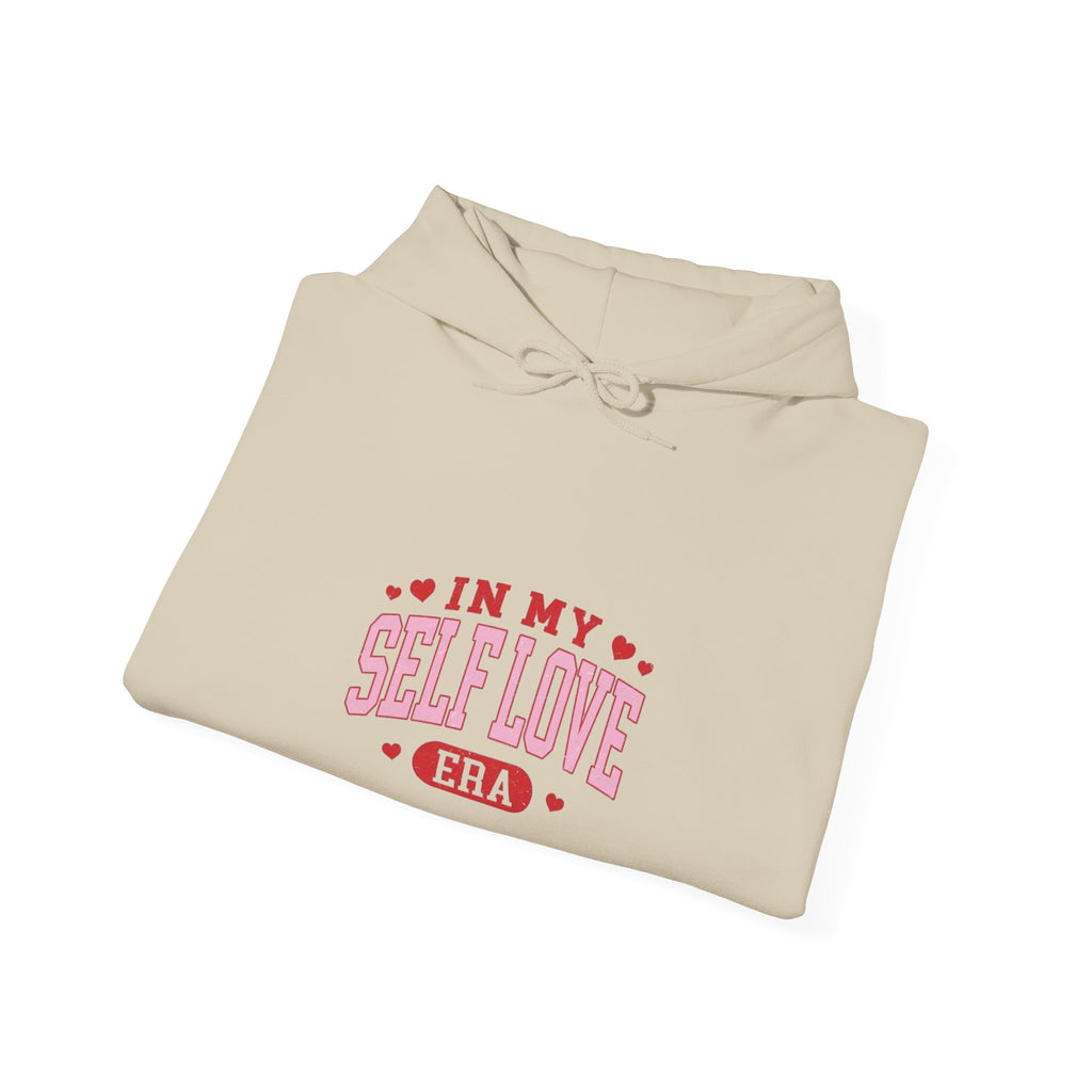 Self-Love Hoodie – "In My Self-Love Era" Floral Back Hoodie (You Are Loved)