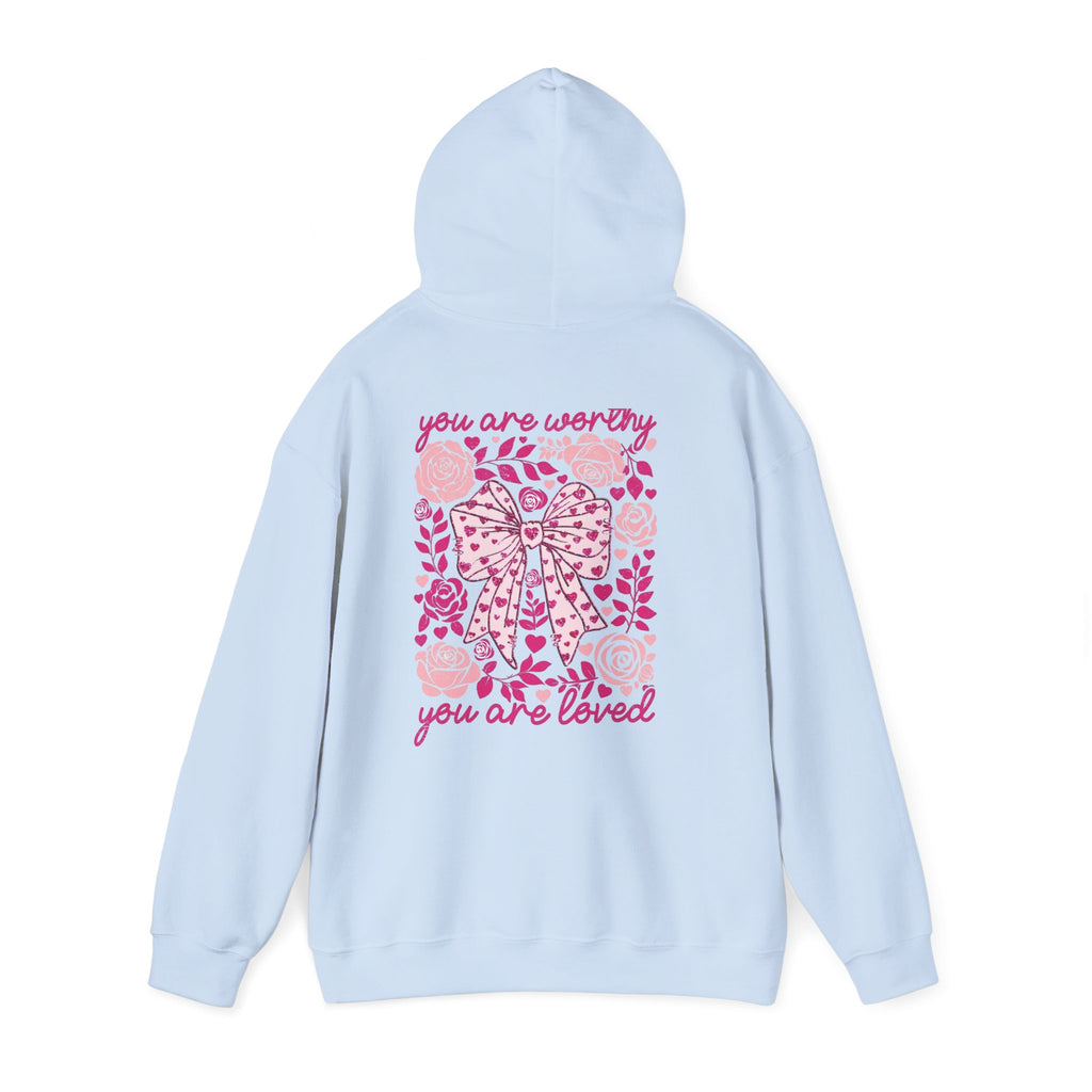 Self-Love Hoodie – "In My Self-Love Era" Floral Back Hoodie (You Are Loved)