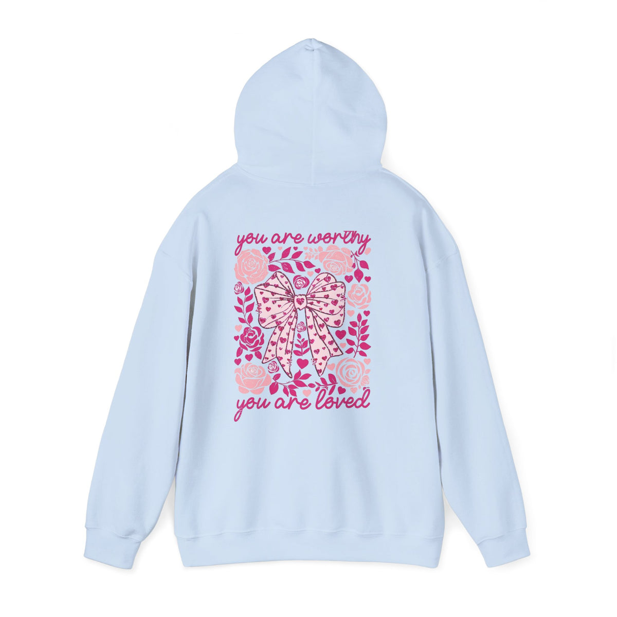 Self-Love Hoodie – "In My Self-Love Era" Floral Back Hoodie (You Are Loved)