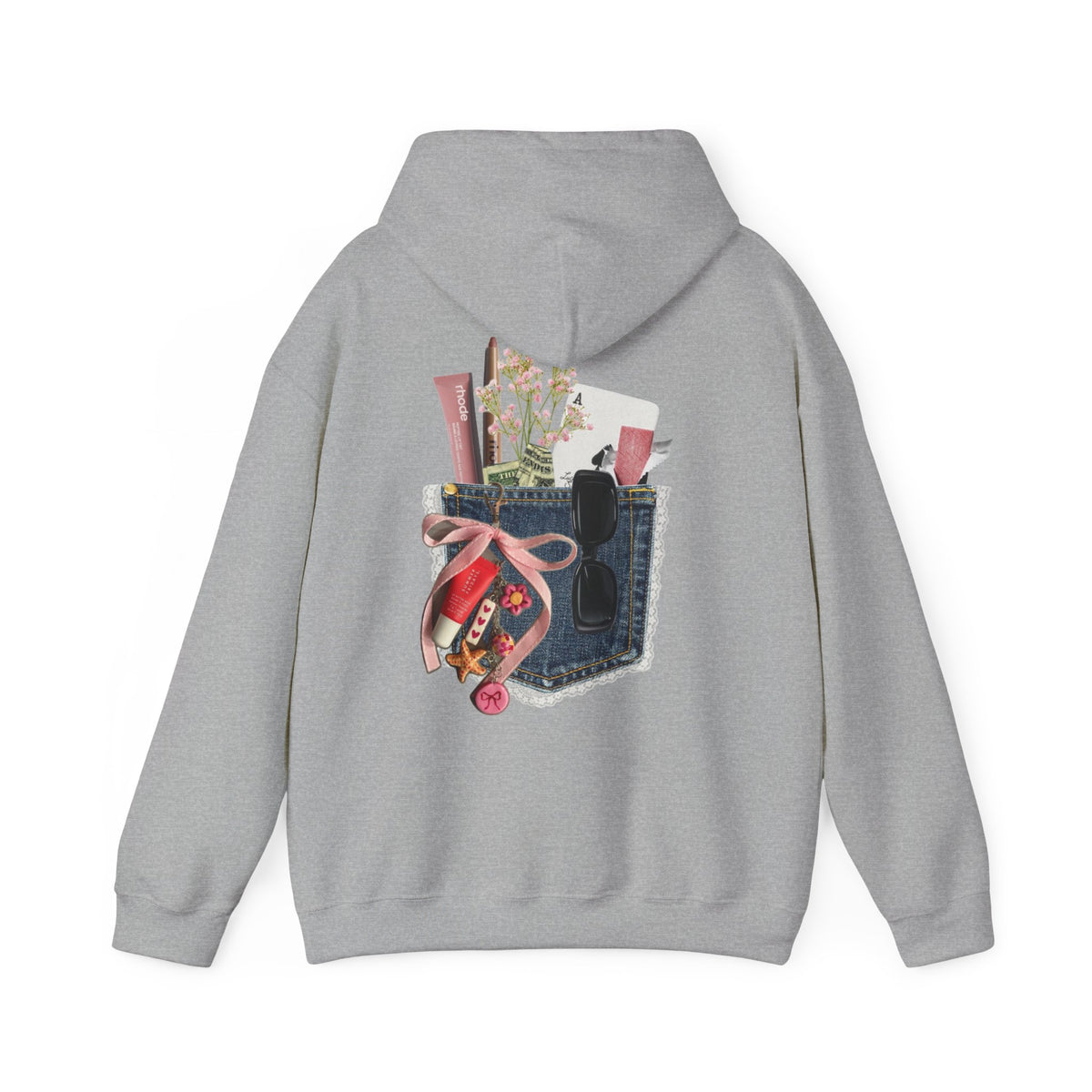 Pocket-Kit Hoodie — 'Main Apni Favourite Hoon' Graphic Sweatshirt