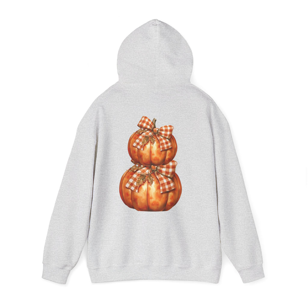 Pumpkin Spice Coffee & Layered Pumpkin Hoodie — Fall Coffee Lovers Sweatshirt