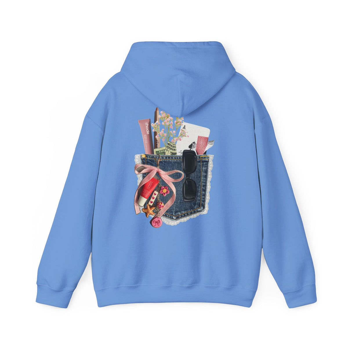 Pocket-Kit Hoodie — 'Main Apni Favourite Hoon' Graphic Sweatshirt