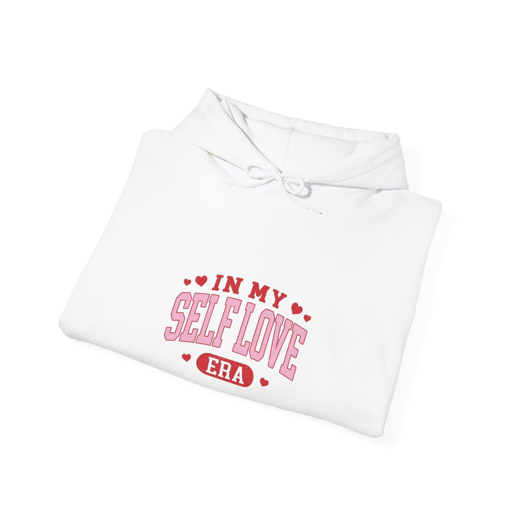 Self-Love Hoodie – "In My Self-Love Era" Floral Back Hoodie (You Are Loved)