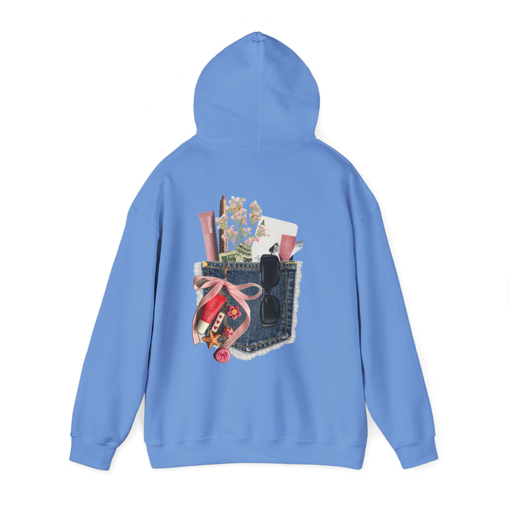 Pocket-Kit Hoodie — 'Main Apni Favourite Hoon' Graphic Sweatshirt