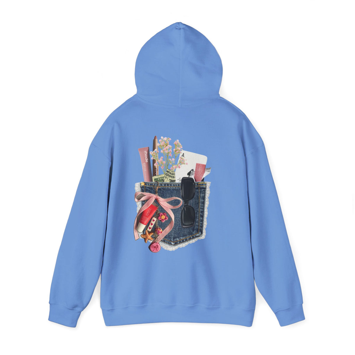 Pocket-Kit Hoodie — 'Main Apni Favourite Hoon' Graphic Sweatshirt