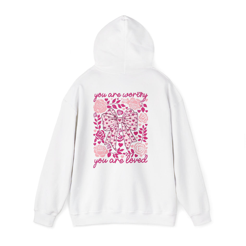 Self-Love Hoodie – "In My Self-Love Era" Floral Back Hoodie (You Are Loved)