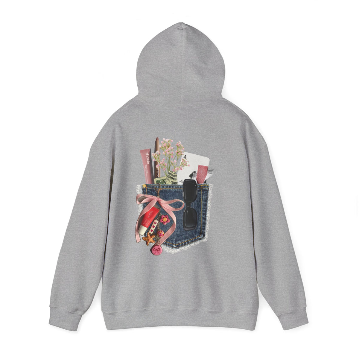 Pocket-Kit Hoodie — 'Main Apni Favourite Hoon' Graphic Sweatshirt
