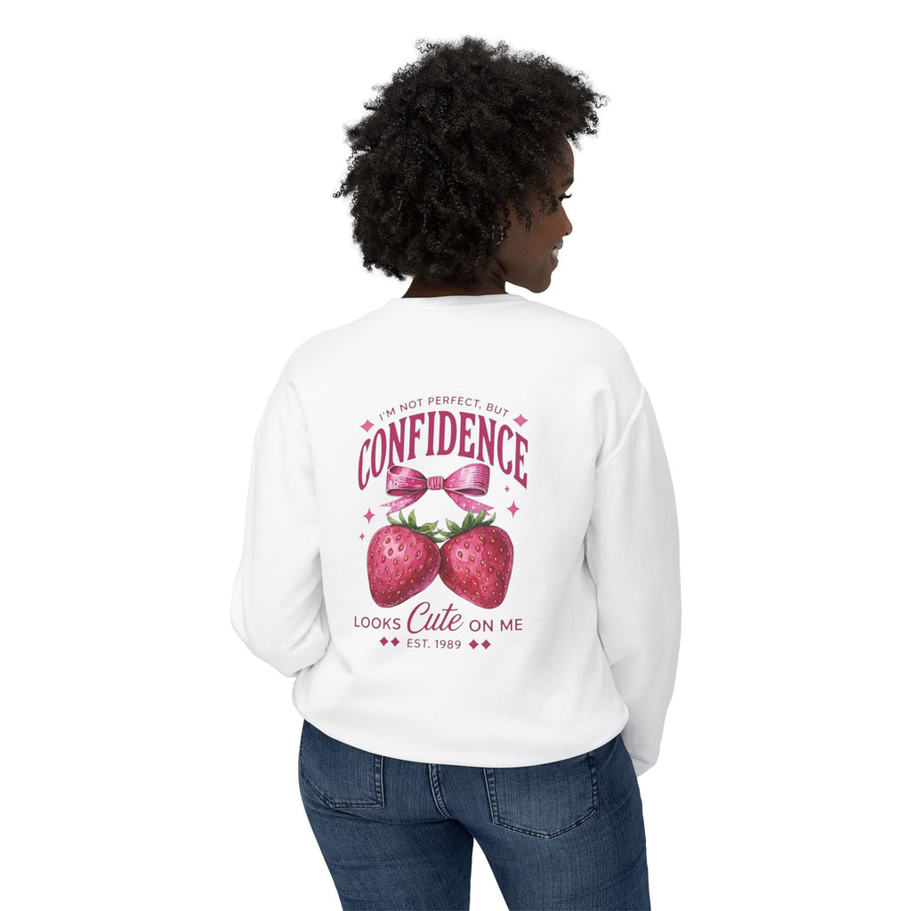 Strawberry “Good Vibes Only” Crewneck Sweatshirt