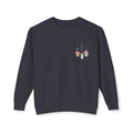 Hanging Mason Jar Floral Sweatshirt — Watercolor Bouquet Crewneck