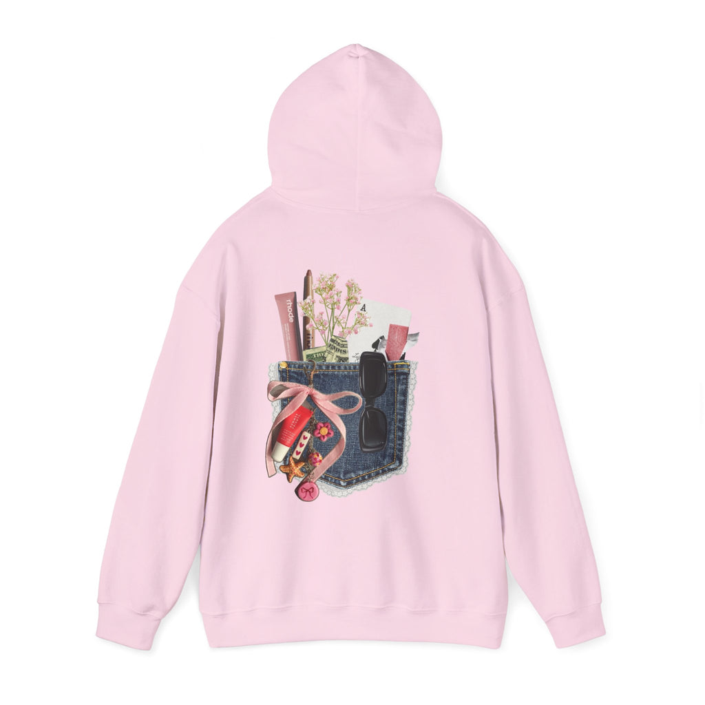 Pocket-Kit Hoodie — 'Main Apni Favourite Hoon' Graphic Sweatshirt