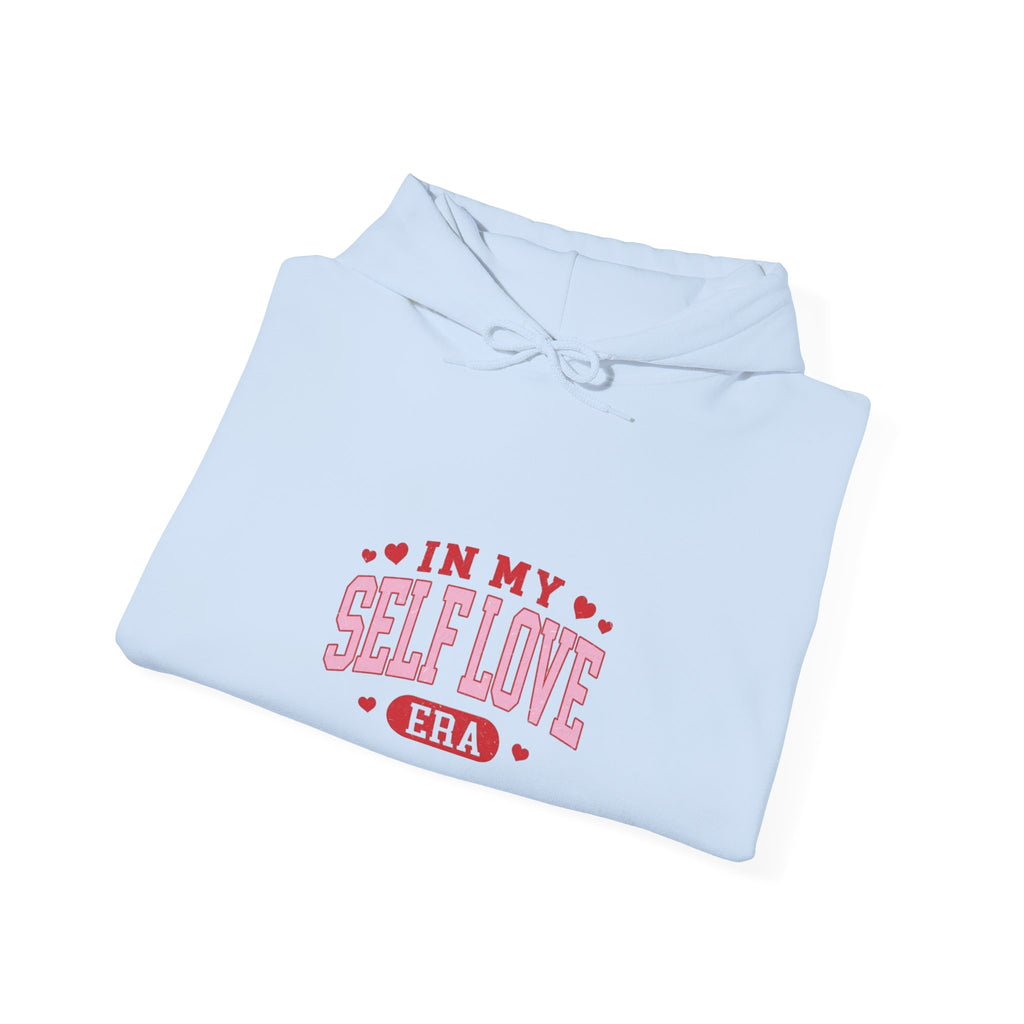 Self-Love Hoodie – "In My Self-Love Era" Floral Back Hoodie (You Are Loved)