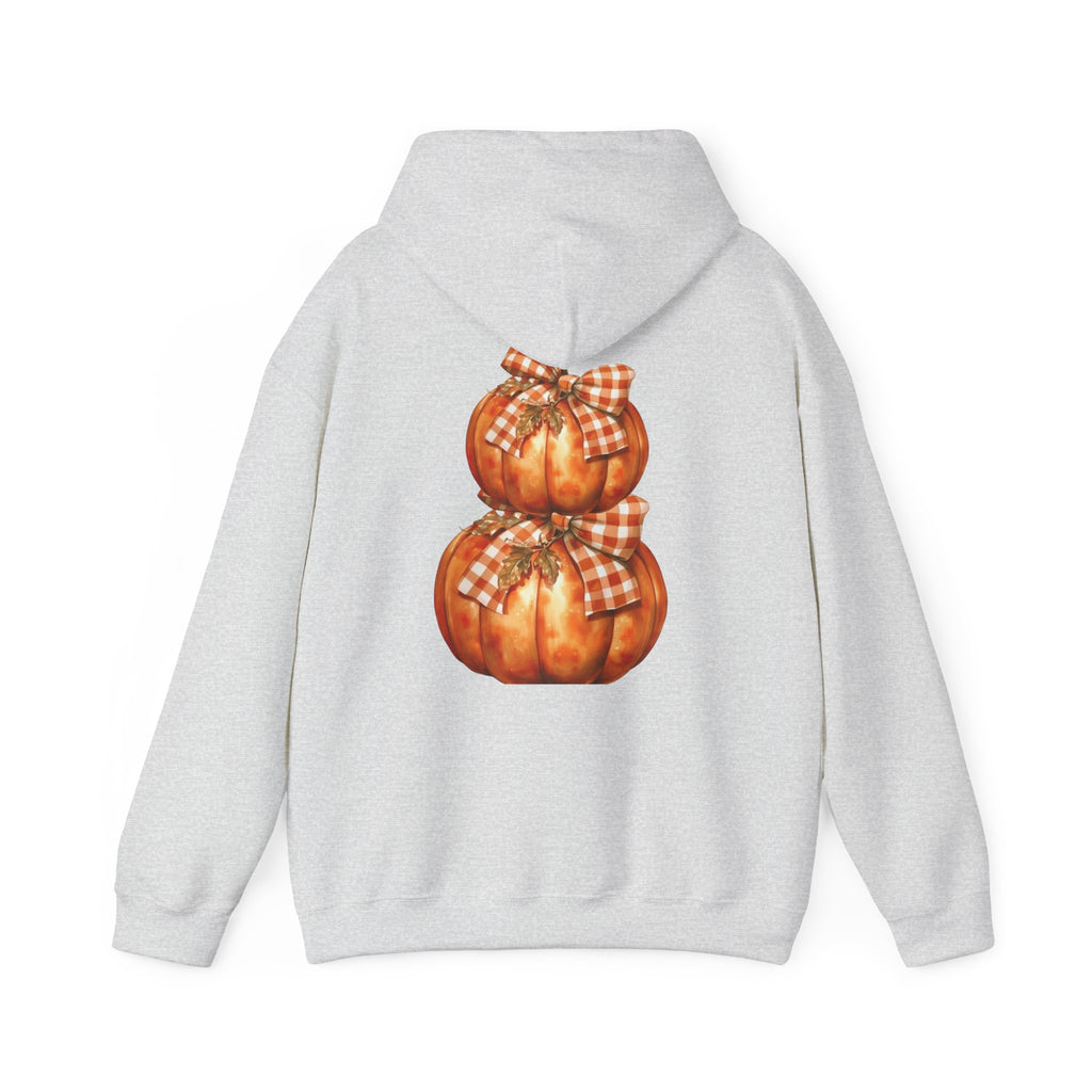 Pumpkin Spice Coffee & Layered Pumpkin Hoodie — Fall Coffee Lovers Sweatshirt
