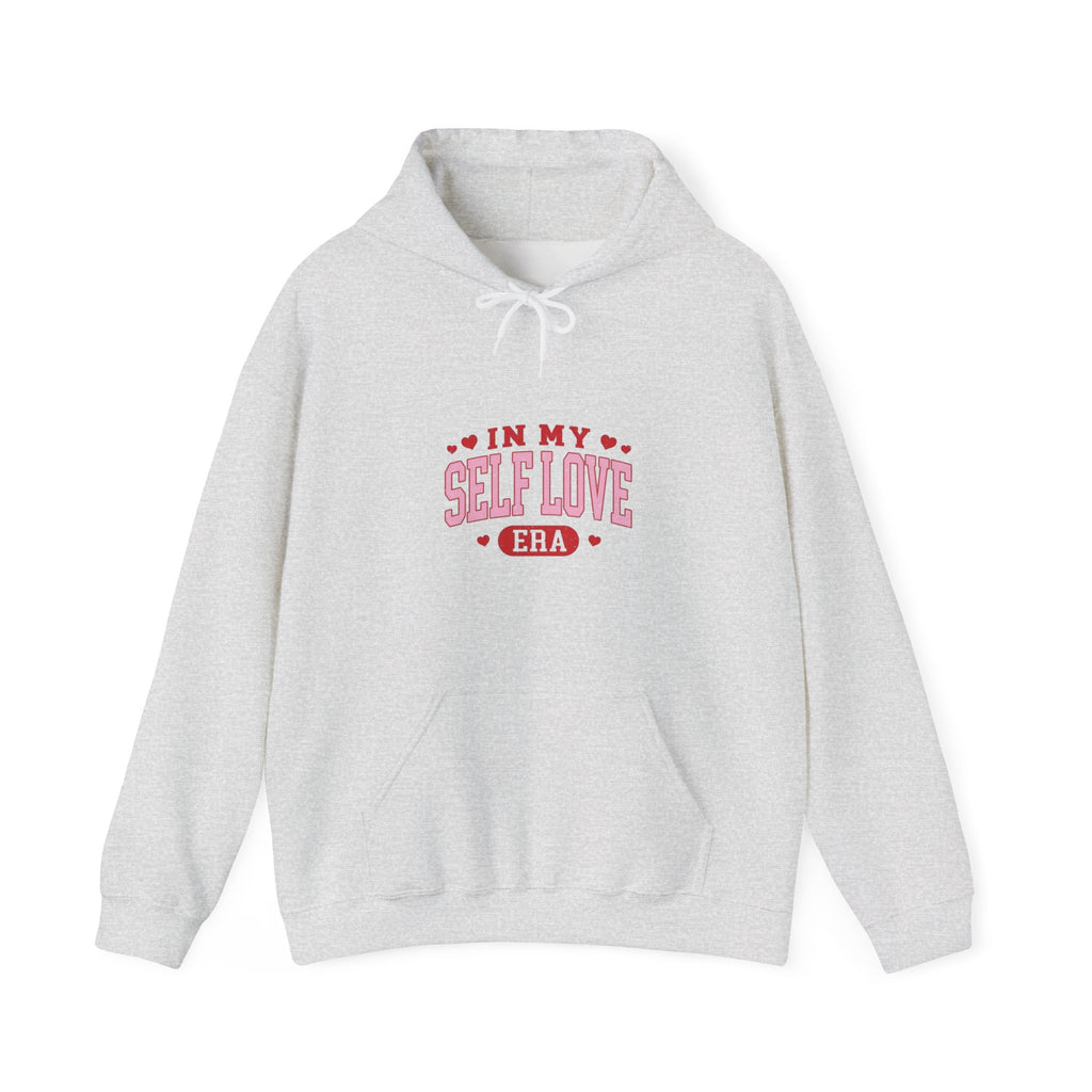 Self-Love Hoodie – "In My Self-Love Era" Floral Back Hoodie (You Are Loved)