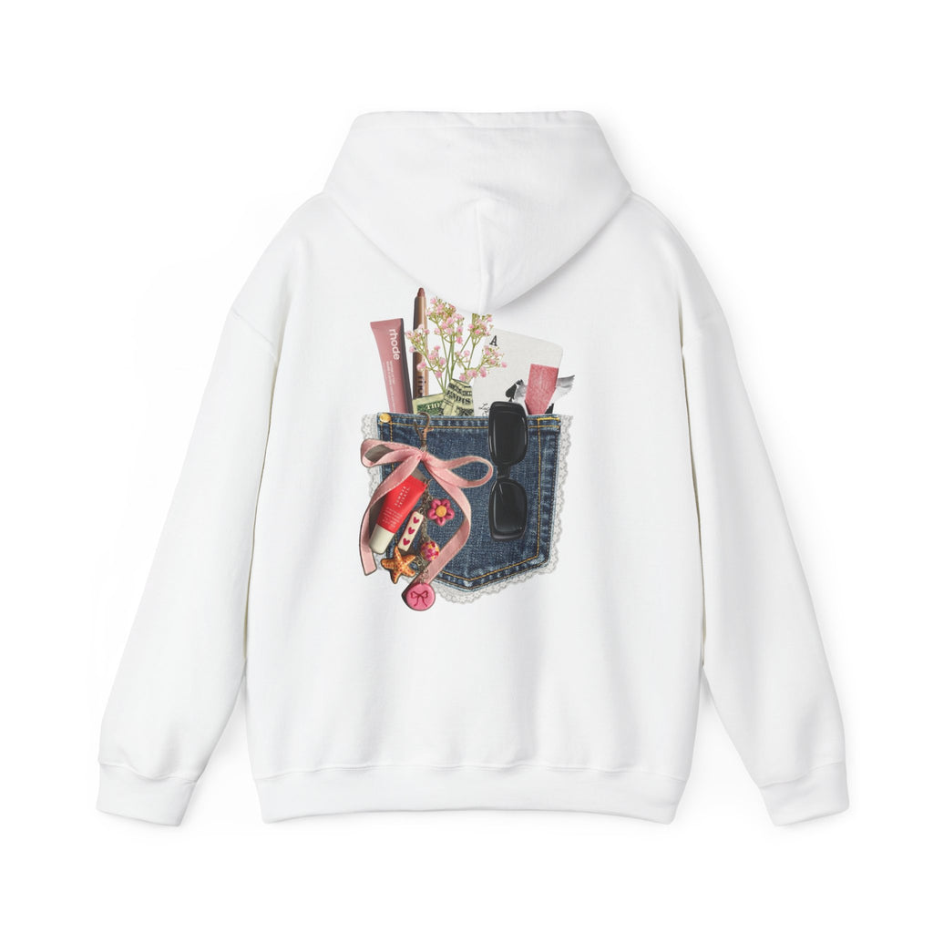 Pocket-Kit Hoodie — 'Main Apni Favourite Hoon' Graphic Sweatshirt