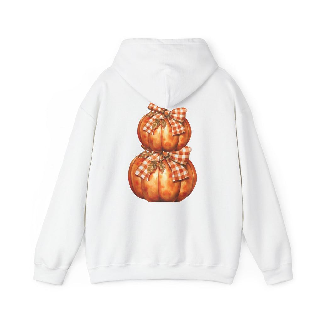 Pumpkin Spice Coffee & Layered Pumpkin Hoodie — Fall Coffee Lovers Sweatshirt