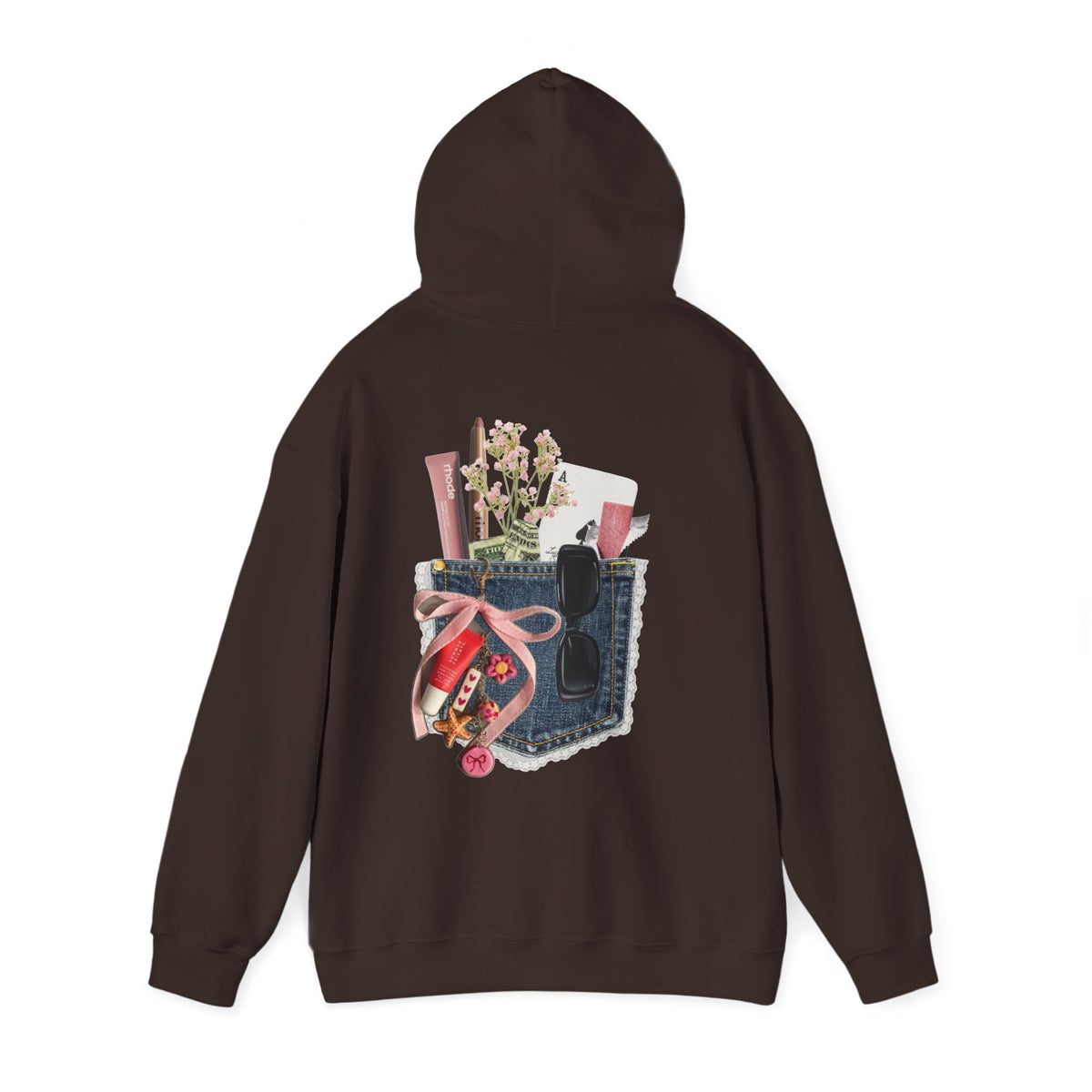 Pocket-Kit Hoodie — 'Main Apni Favourite Hoon' Graphic Sweatshirt