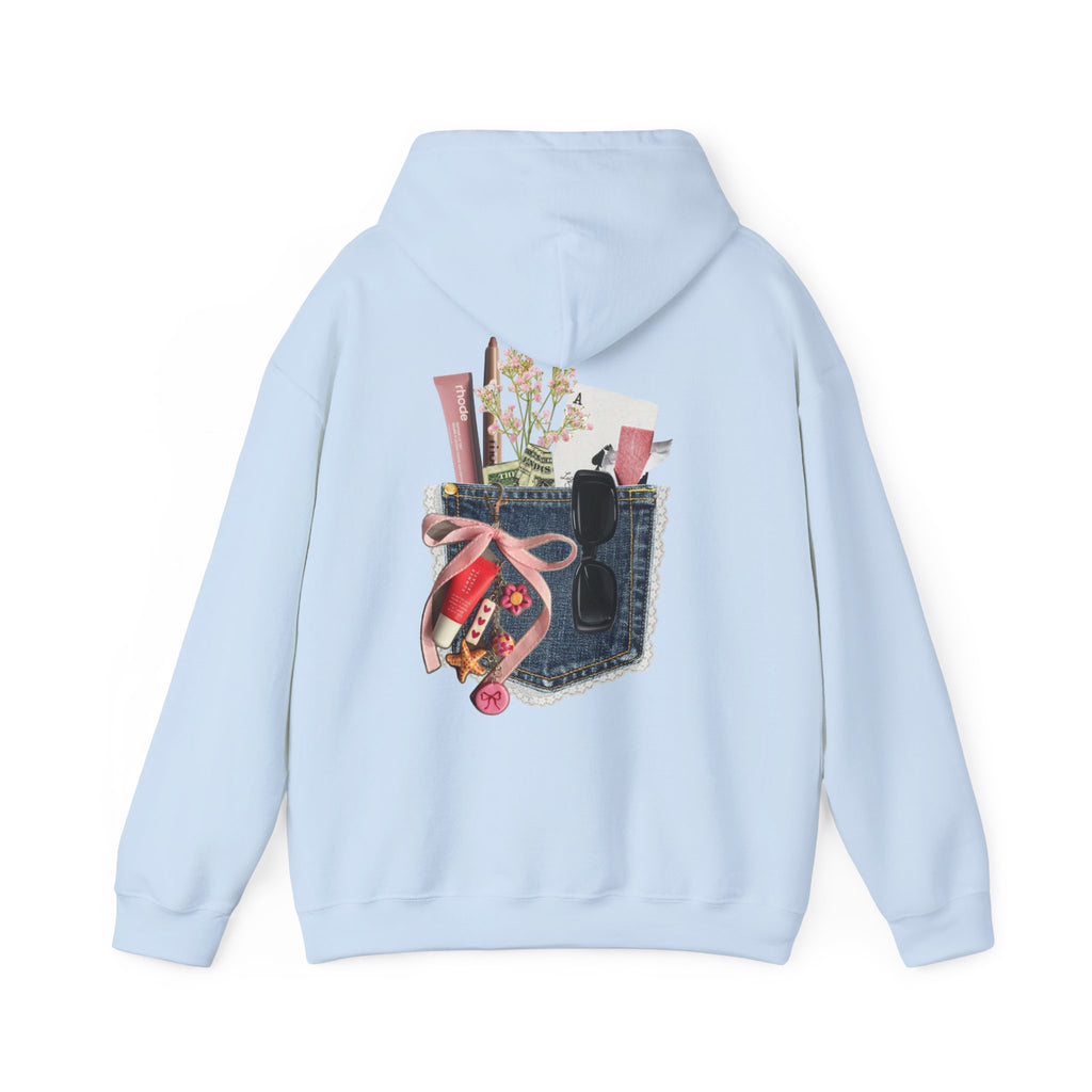Pocket-Kit Hoodie — 'Main Apni Favourite Hoon' Graphic Sweatshirt