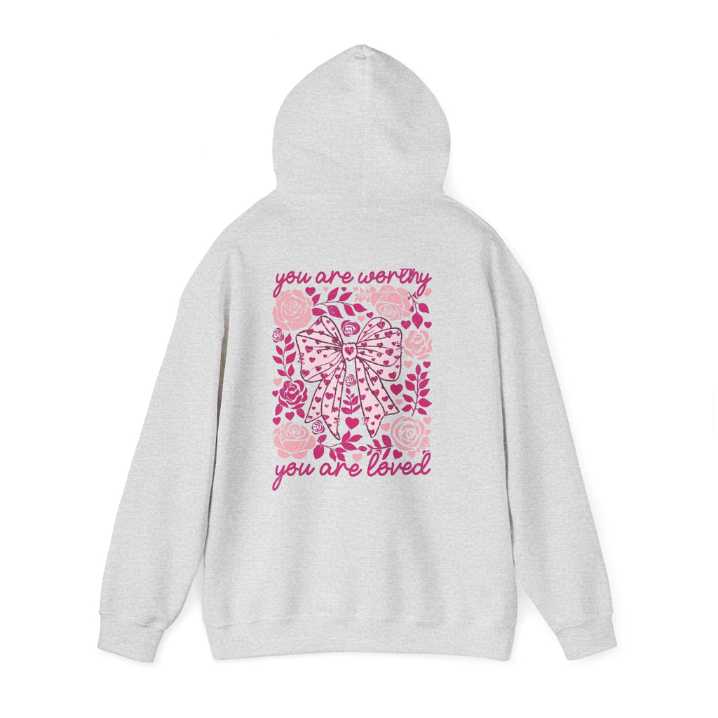 Self-Love Hoodie – "In My Self-Love Era" Floral Back Hoodie (You Are Loved)