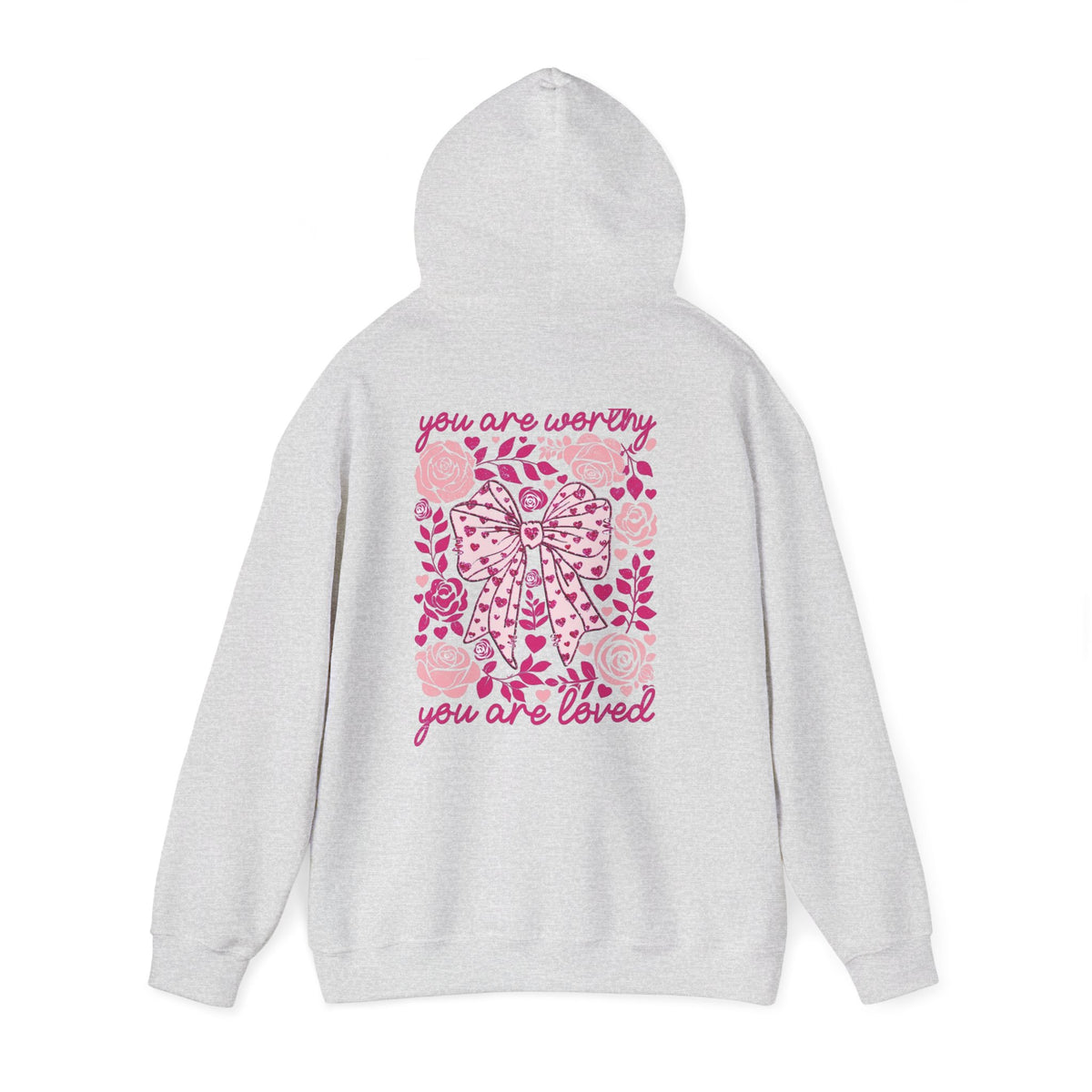 Self-Love Hoodie – "In My Self-Love Era" Floral Back Hoodie (You Are Loved)