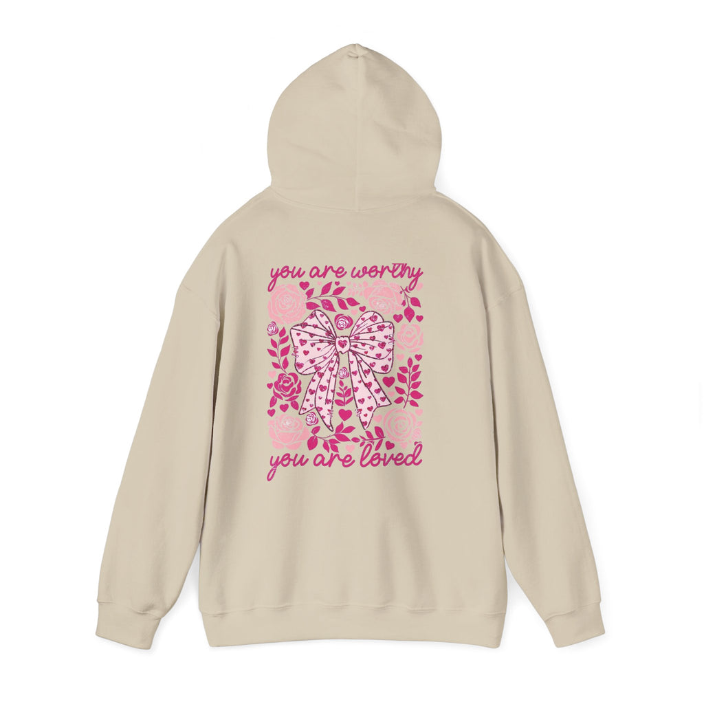 Self-Love Hoodie – "In My Self-Love Era" Floral Back Hoodie (You Are Loved)