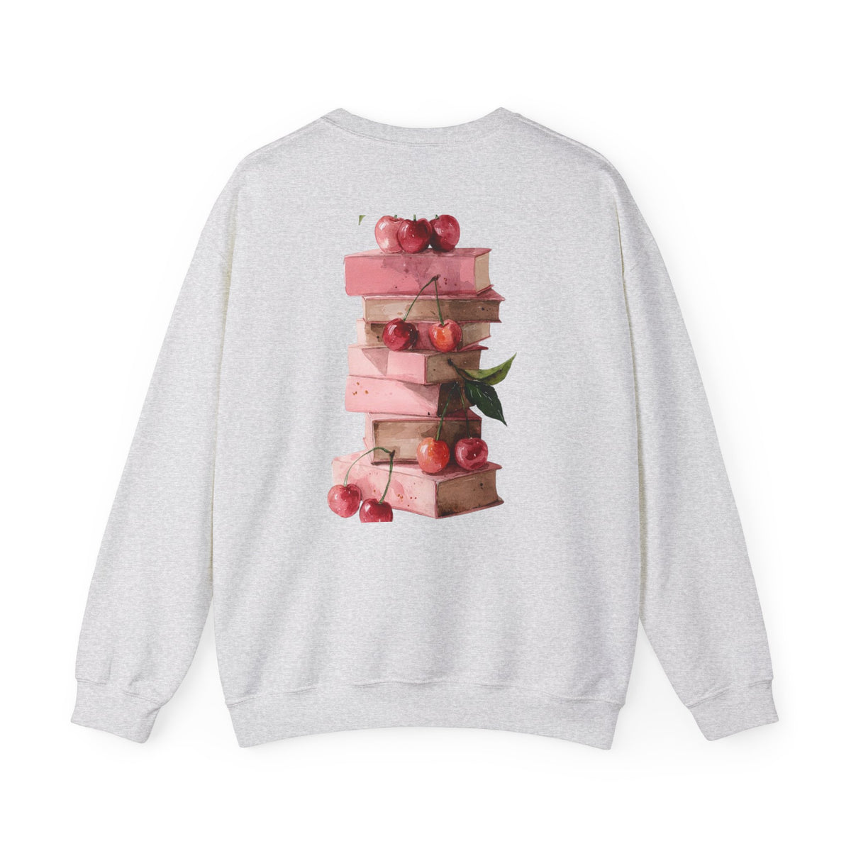 Cherry Bookstack Crewneck Sweatshirt